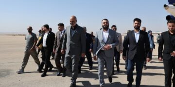 A delegation from the Civil Aviation Authority visits Deir Ezzor Airport to discuss its rehabilitation