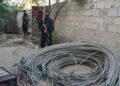 الأمن الداخلي يعتقل عصابة لسرقة الأكبال الكهربائية في بلدة الطيبة