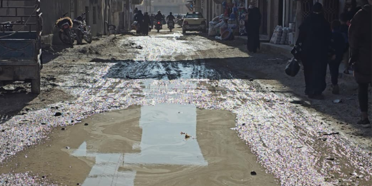 80% of the sewage network in the city of Al-Asharah is out of service