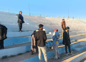 Preparations underway at Deir Ezzor Municipal Stadium to host Liberation Day celebrations