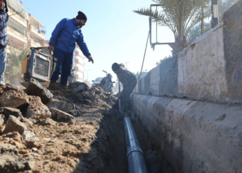مشروع لإعادة تأهيل واستبدال أجزاء من شبكات المياه في دير الزور