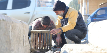 لجنة الطوارئ في محافظة دير الزور تابعت صيانة التصريف المطري