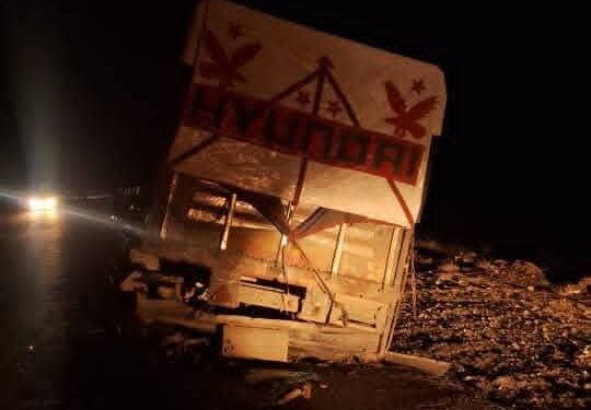 Injuries in a traffic accident on the Deir Ezzor-Damascus road