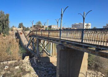 “Muhammed Al-Durra” bridge collapsed in Deir Ezzor , injuring three people
