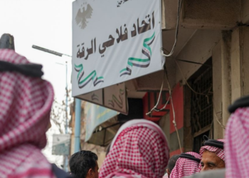 Farmers’ sit-in in Raqqa to demand support for the agricultural sector and the dismissal of the head of the Farmers Union