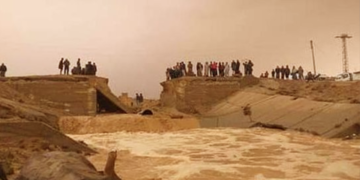 انهيار جسر الشريدة وخروج جسر سيمالكا عن الخدمة جراء الفيضانات