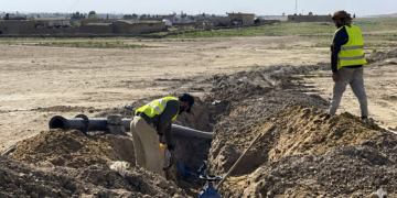 بدعم من “الإنقاذ الدولية”.. مشاريع لتطوير شبكة مياه الشرب في جزرة البوحميد بدير الزور