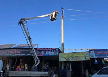 Power restored to neighborhoods in Raqqa after a power outage that lasted more than seven years