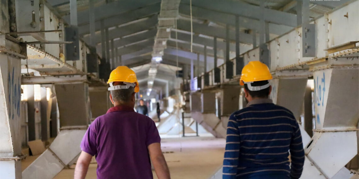 استمرار تأهيل صوامع الحبوب في دير الزور استعداداً لموسم القمح 2026