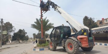 مجلس مدينة الرقة يواصل صيانة الإنارة ويطلق خطة لتحسين الطرق والمظهر العام