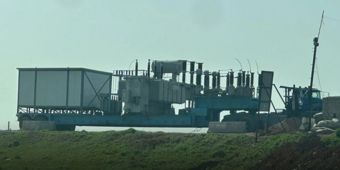 تجهيز محطة كهرباء نقالة في الدرباسية لدعم تشغيل محطة مياه علوك في الحسكة