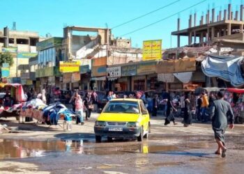 حملات يومية لإزالة إشغالات الطرق في الرقة وتنظيم الواقع الخدمي