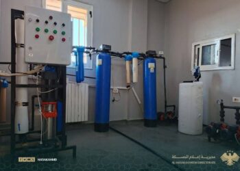 تركيب أجهزة ومحطة تحلية جديدة لدعم قسم الكلية الصناعية في مشفى الشدادي