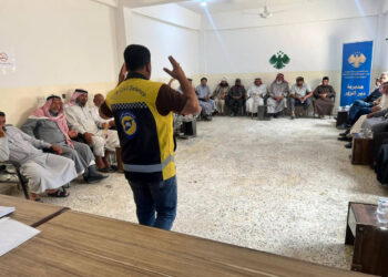 جلسة توعوية في البوكمال ضمن حملة “وعيك بعملك” للحد من حرائق المحاصيل