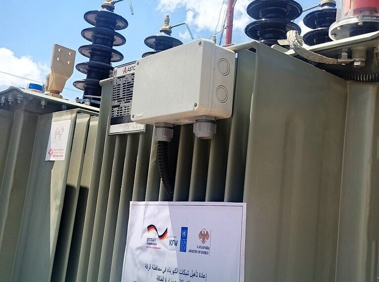 إدخال 8 محولات كهربائية جديدة لتحسين التغذية الكهربائية في الرقة