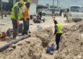 تأهيل شبكة الصرف الصحي في شارع التكايا بدير الزور