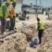تأهيل شبكة الصرف الصحي في شارع التكايا بدير الزور