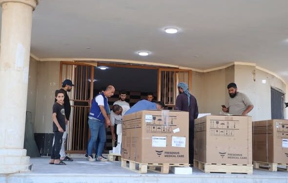 تزويد مركز غسيل الكلى في البوكمال بأجهزة جديدة