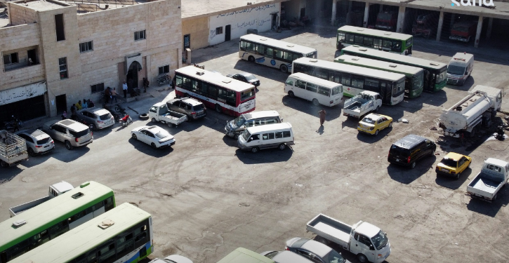 افتتاح خط نقل داخلي جديد في مدينة دير الزور