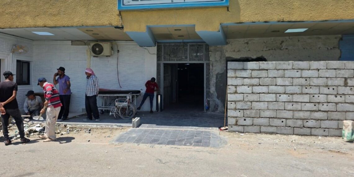 مديرية صحة دير الزور تواصل توسعة وترميم قسم الإسعاف في المشفى الوطني