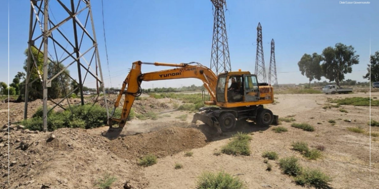نقل مسار الكابل الضوئي بين دير الزور وحلب بالتزامن مع إعادة بناء جسر السياسية